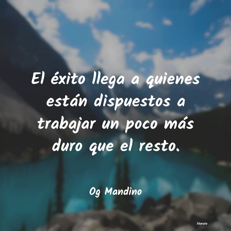 frases de Og Mandino