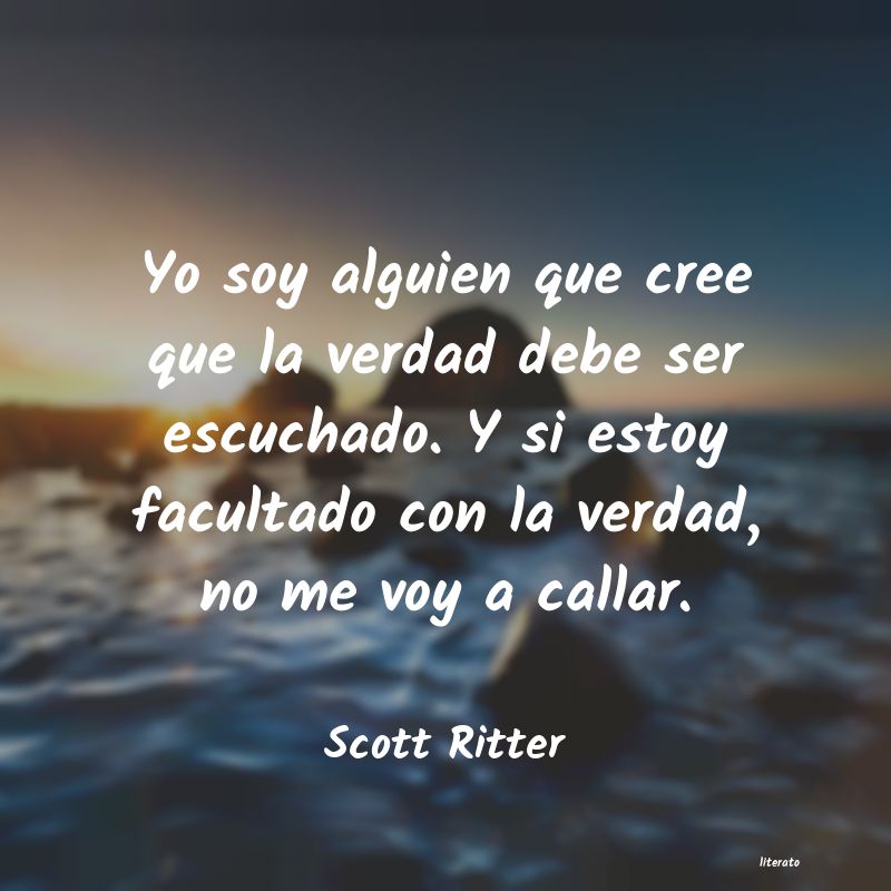 frases de Scott Ritter