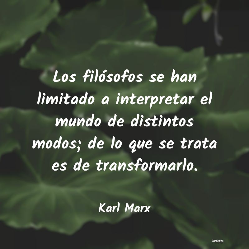 Frases de Karl Marx