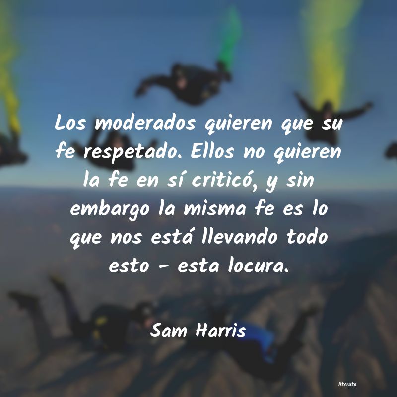 Frases de Sam Harris