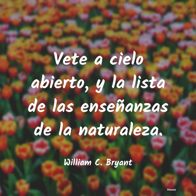 frases de William C. Bryant