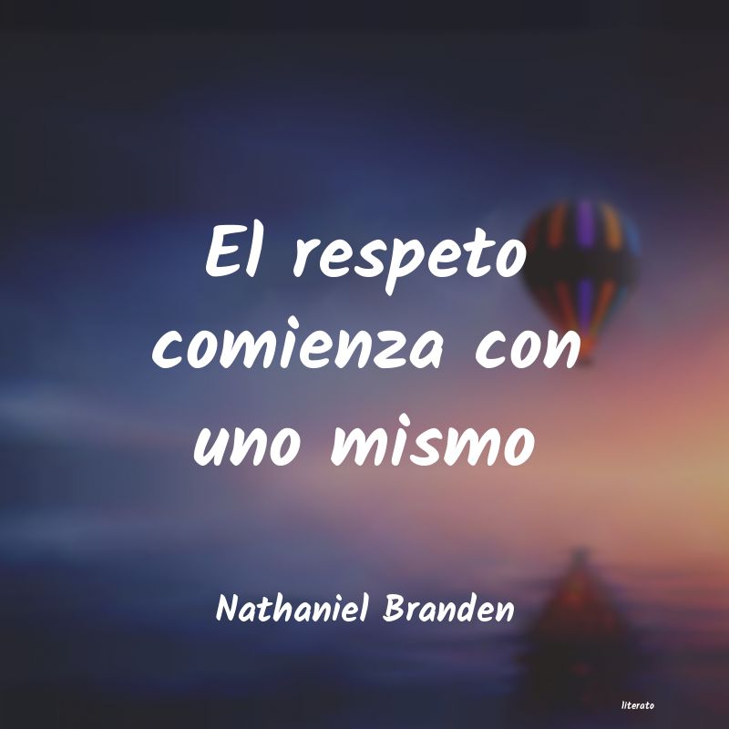 frases de Nathaniel Branden