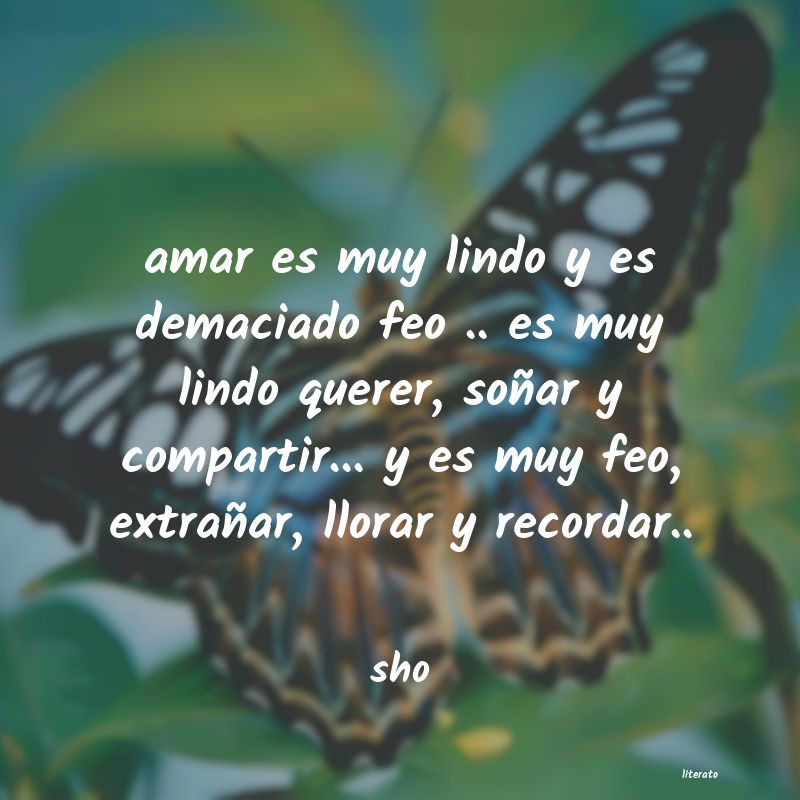 frases de sho