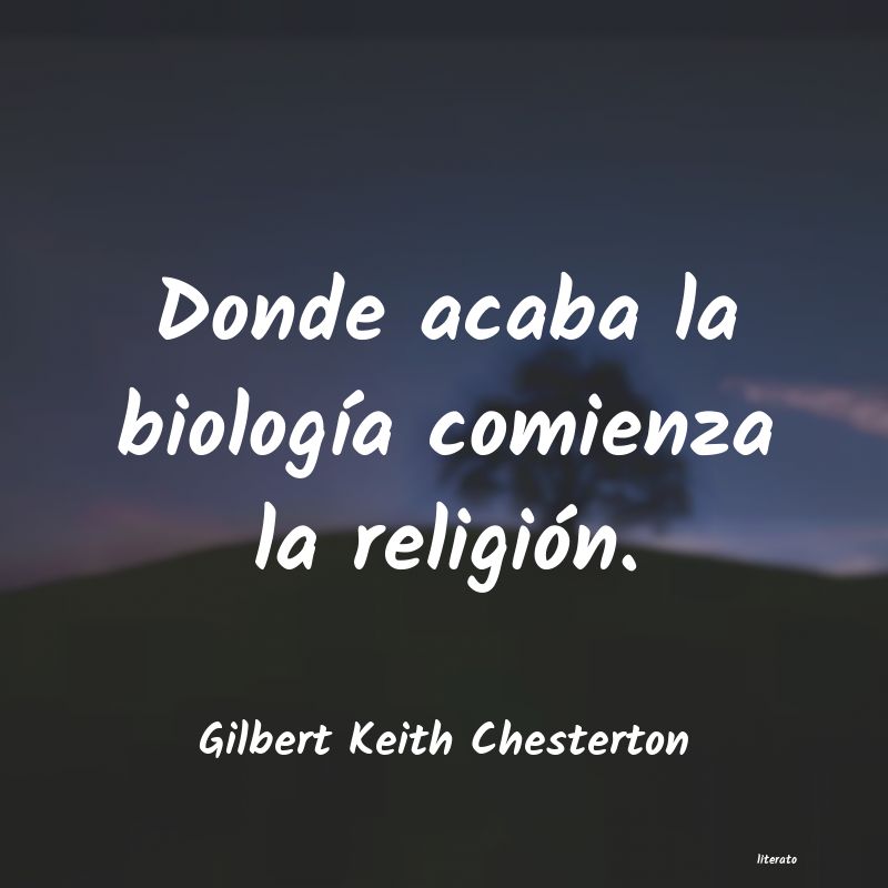 Frases de Gilbert Keith Chesterton