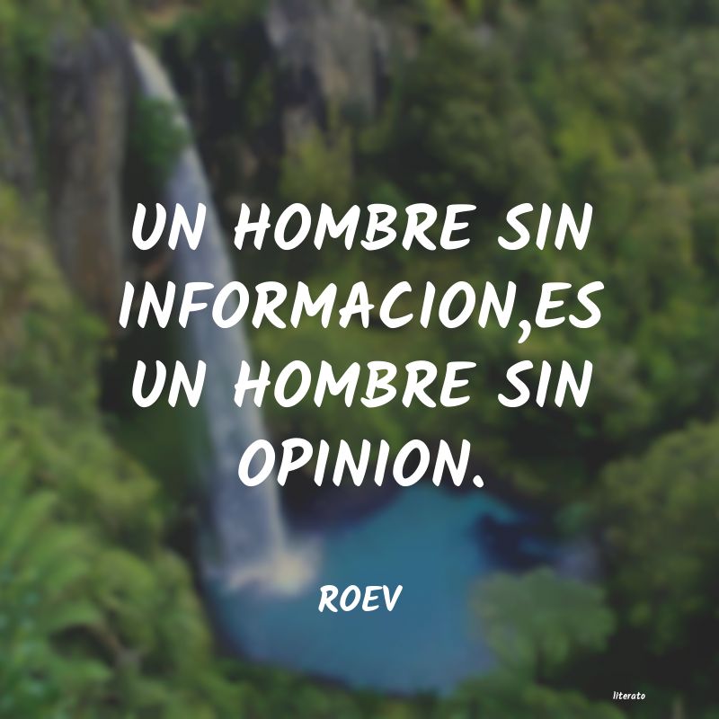 Frases de ROEV