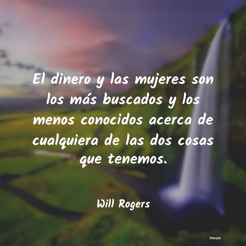 Frases de Will Rogers