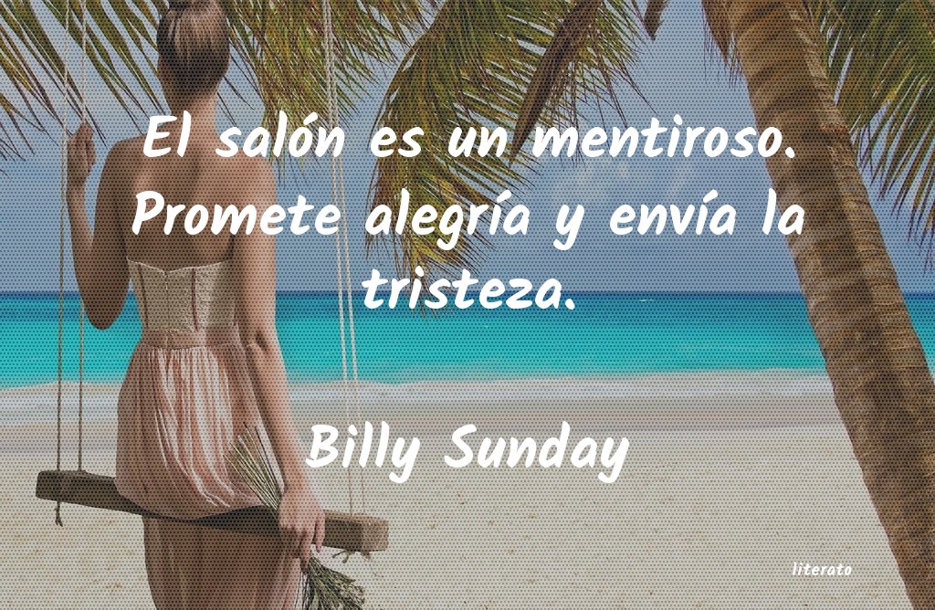 frases de Billy Sunday