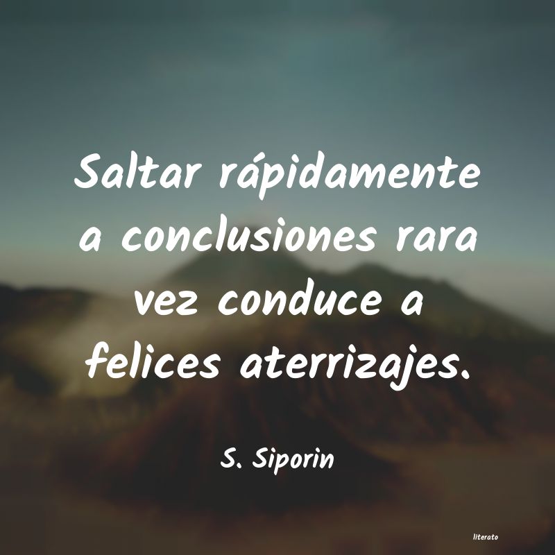 Frases de S. Siporin