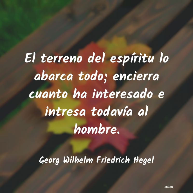 frases de Georg Wilhelm Friedrich Hegel