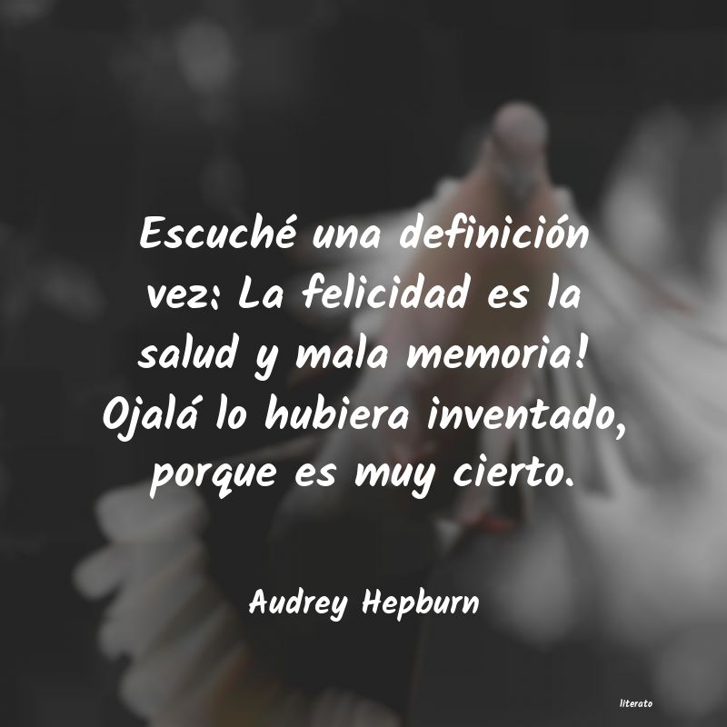 Frases de Audrey Hepburn