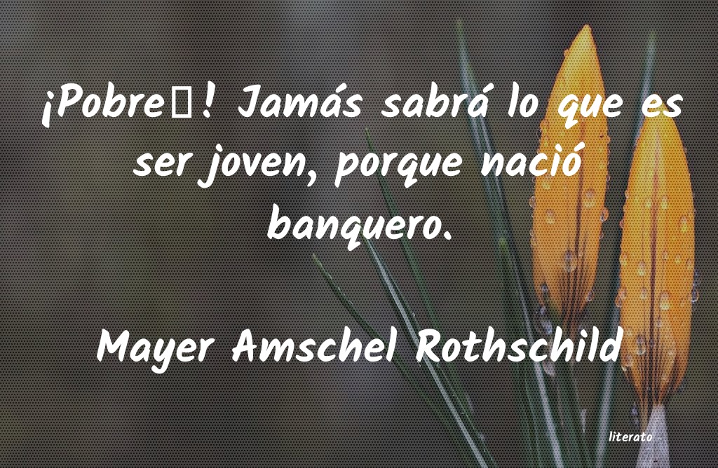 Frases de Mayer Amschel Rothschild