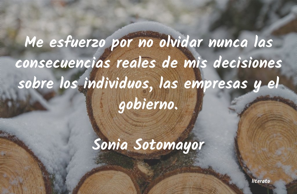 frases de Sonia Sotomayor