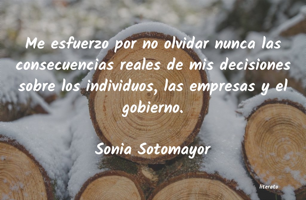 Frases de Sonia Sotomayor