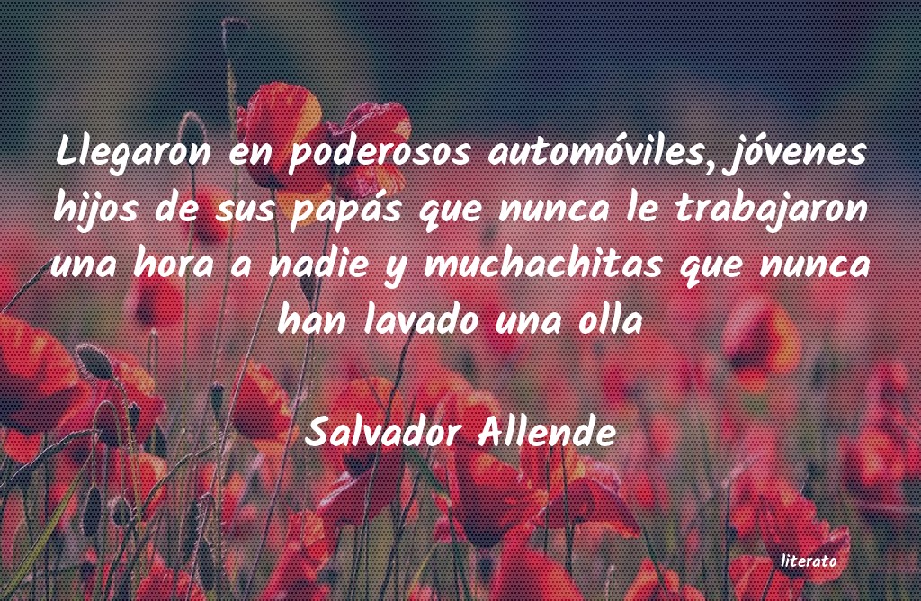 frases de Salvador Allende
