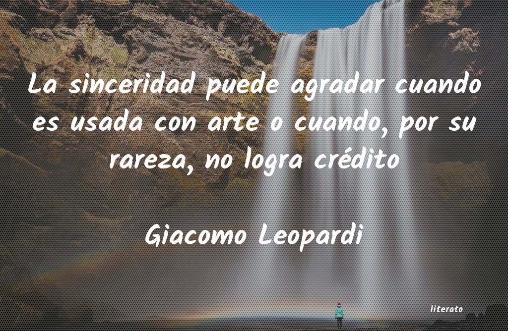 Frases de Giacomo Leopardi