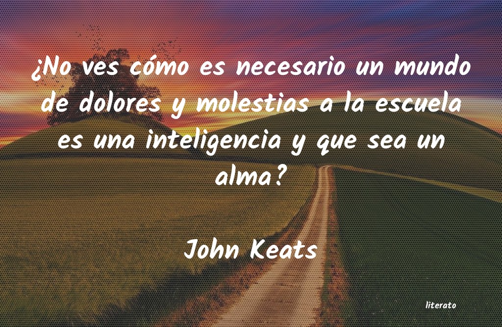 Frases de John Keats