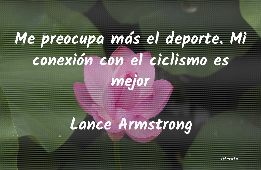 frases de Lance Armstrong