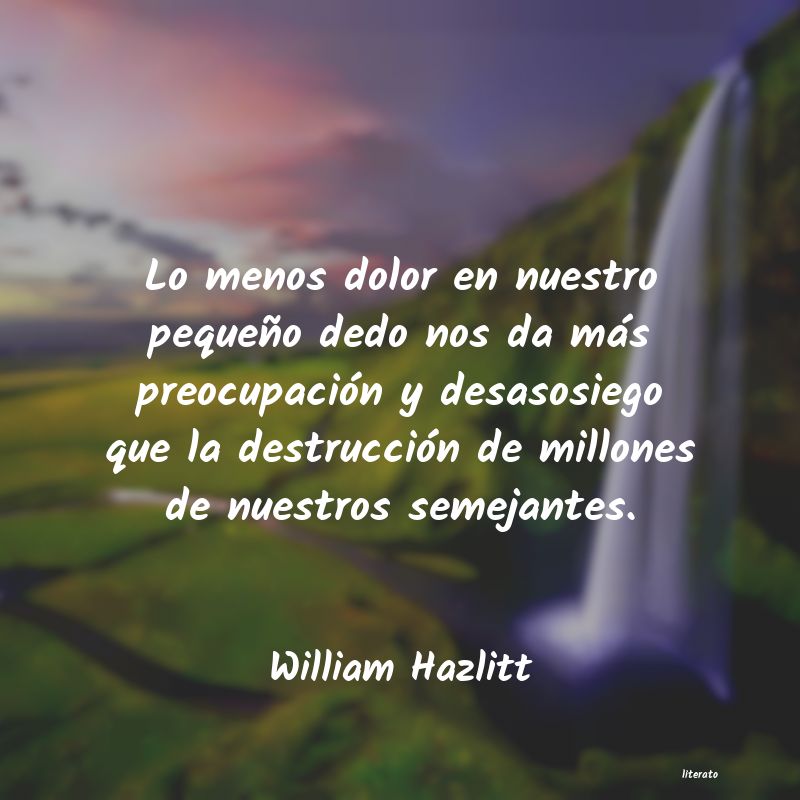 Frases de William Hazlitt