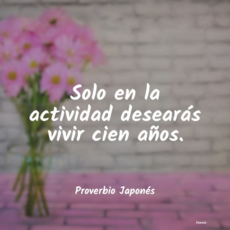 frases de Proverbio Japonés