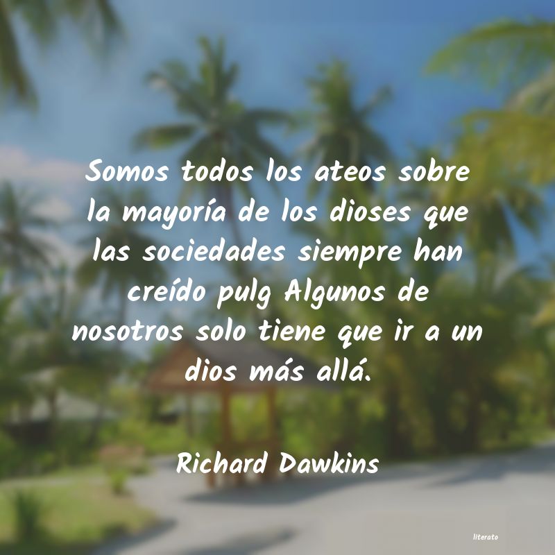 Frases de Richard Dawkins