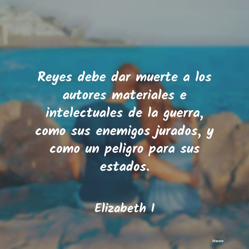 frases de Elizabeth I