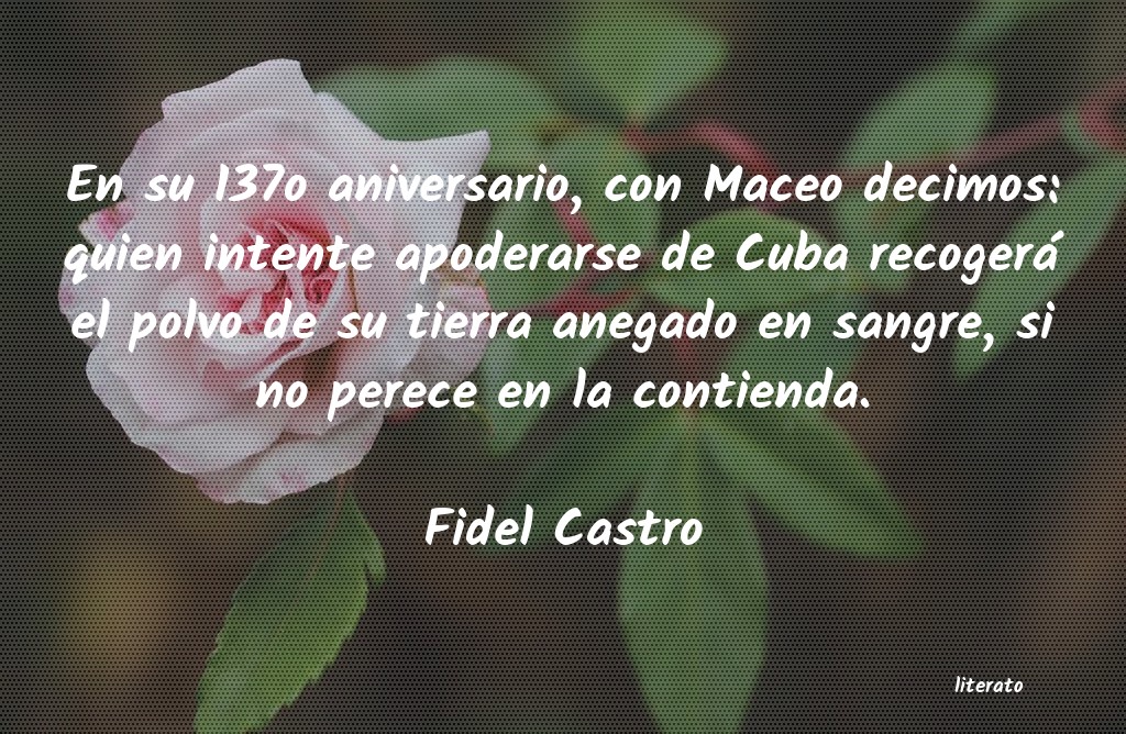 frases de Fidel Castro