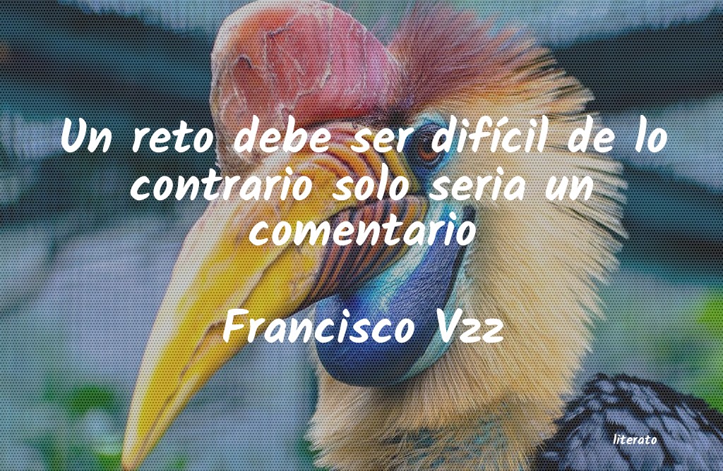 frases de Francisco Vzz