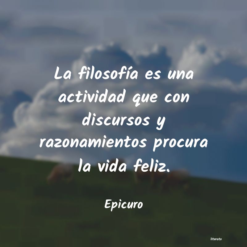 Frases de Epicuro