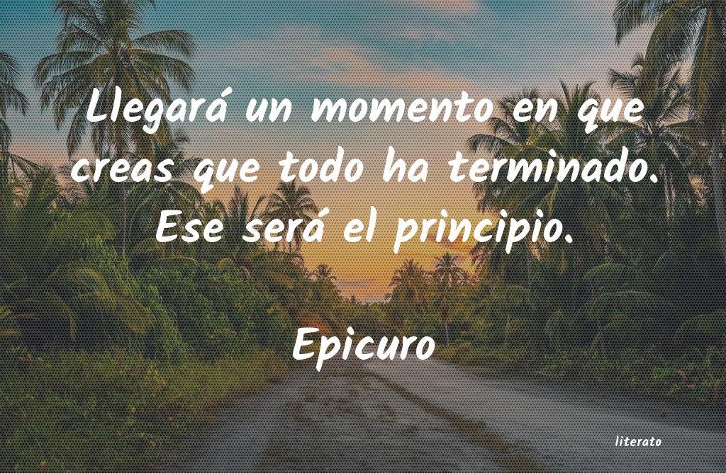 Frases de Epicuro