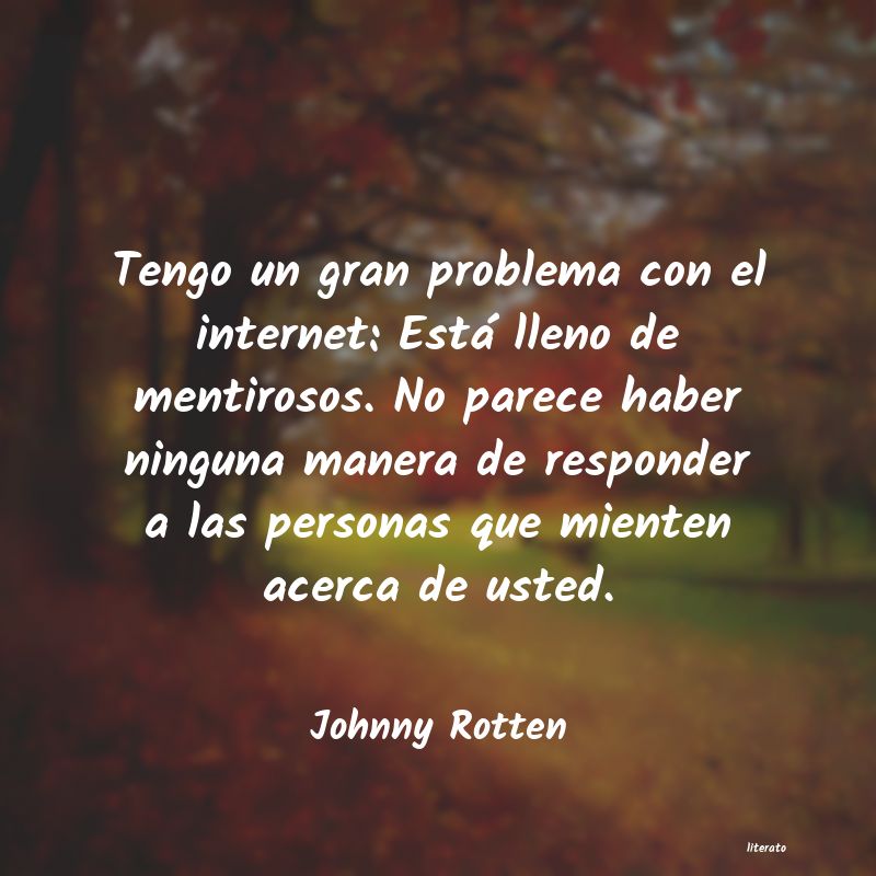 frases de Johnny Rotten