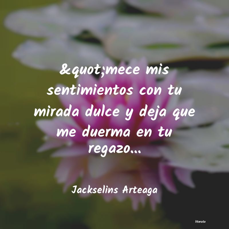 frases de Jackselins Arteaga