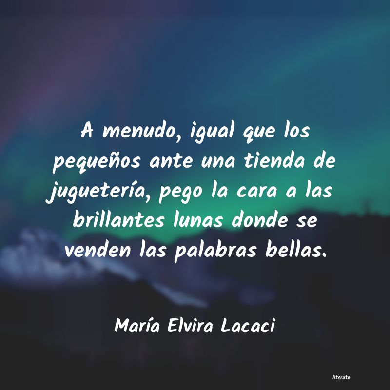 Frases de María Elvira Lacaci
