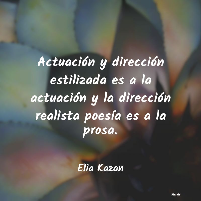 frases de Elia Kazan