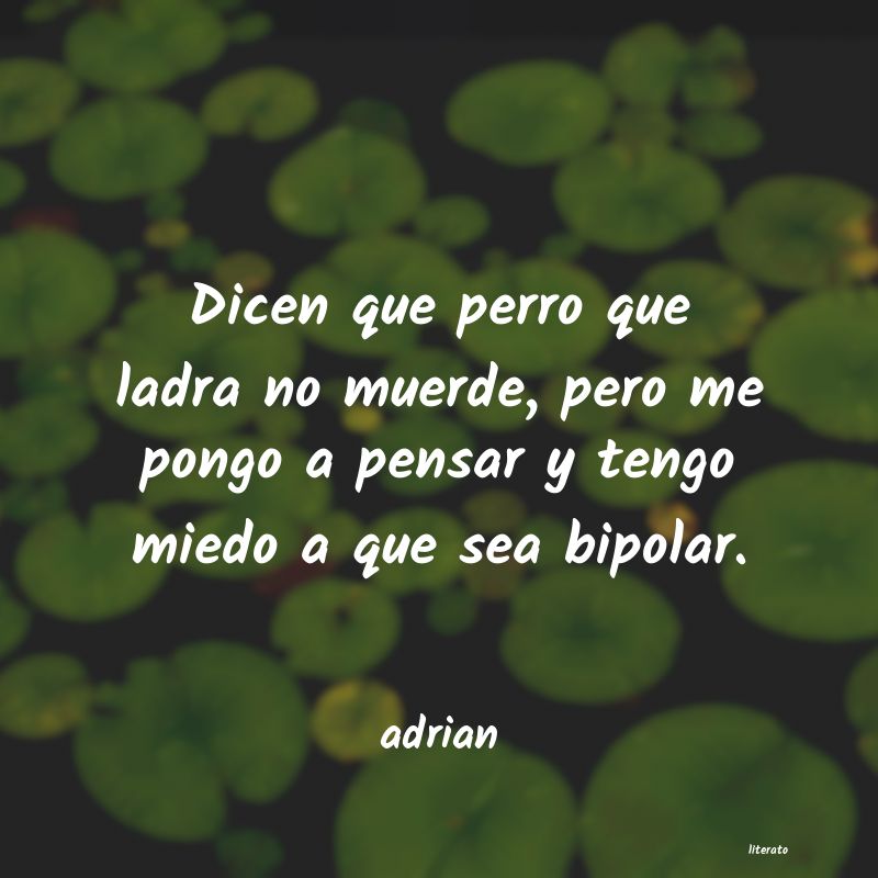 Frases de adrian