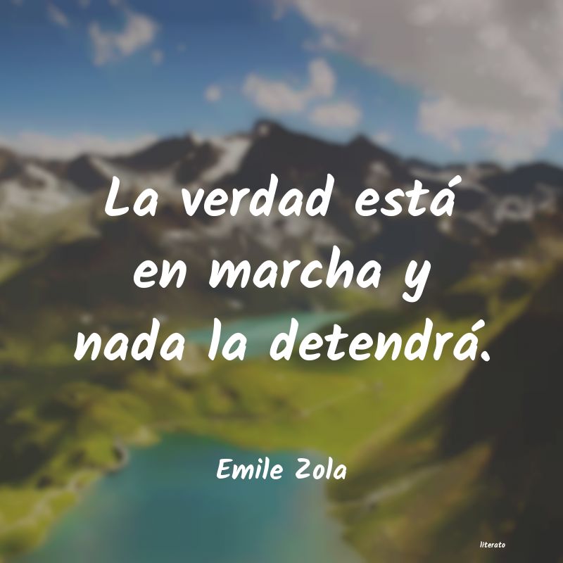 frases de Emile Zola