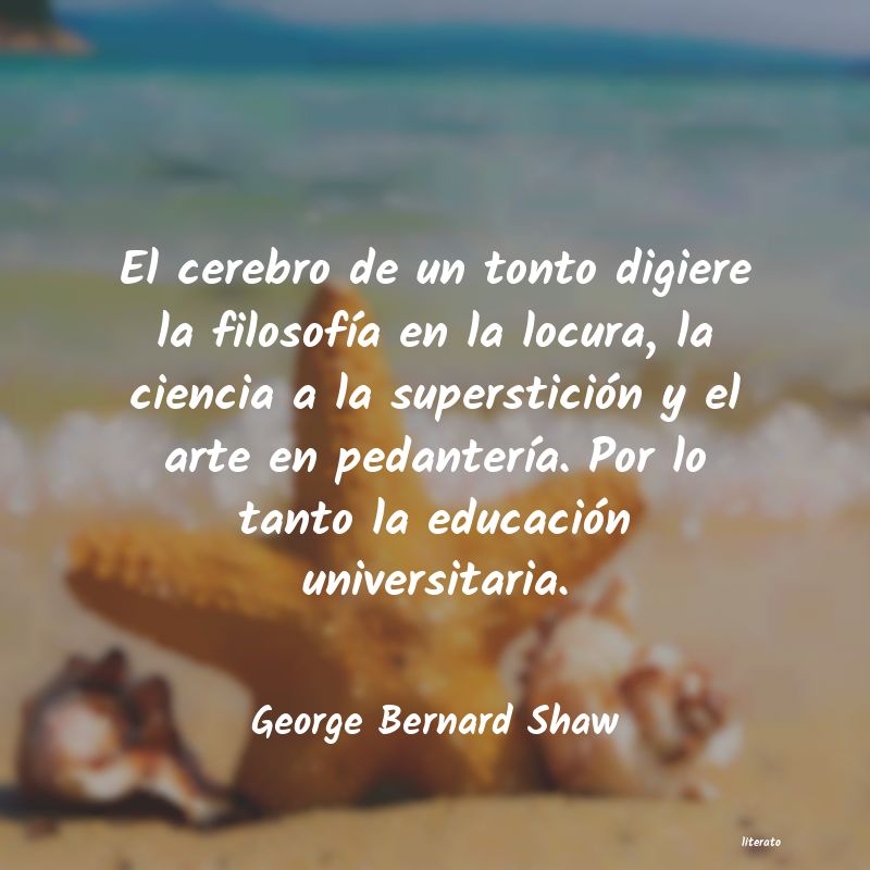 frases de George Bernard Shaw