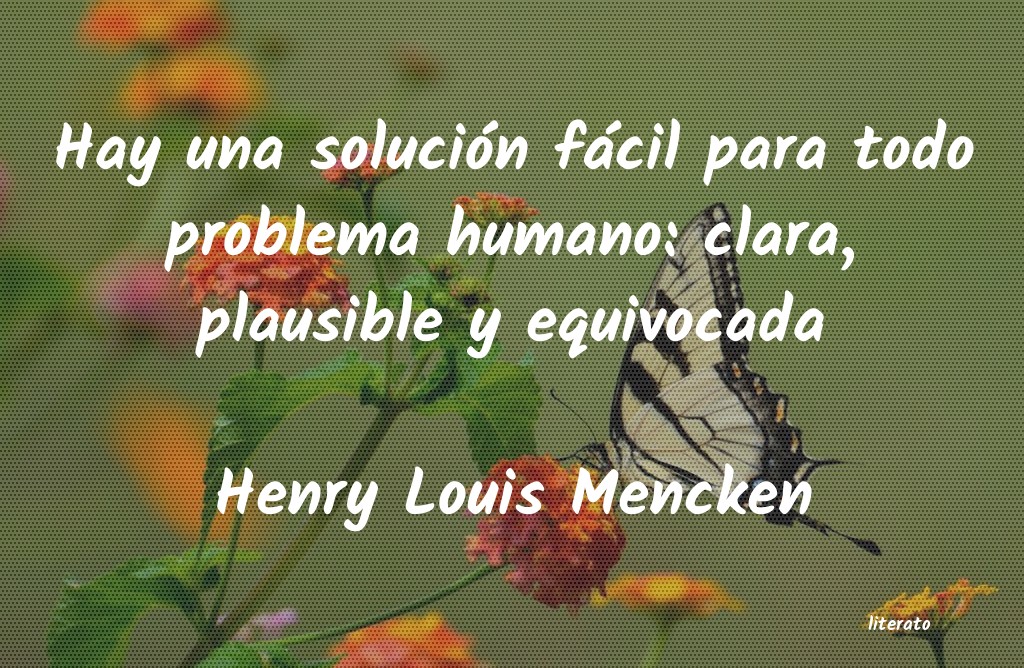 frases de Henry Louis Mencken
