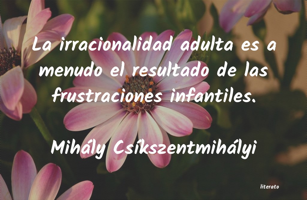 frases de Mihály CsÃkszentmihályi