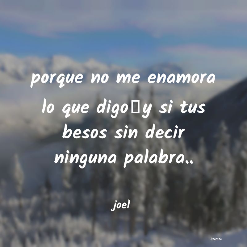 Frases de joel