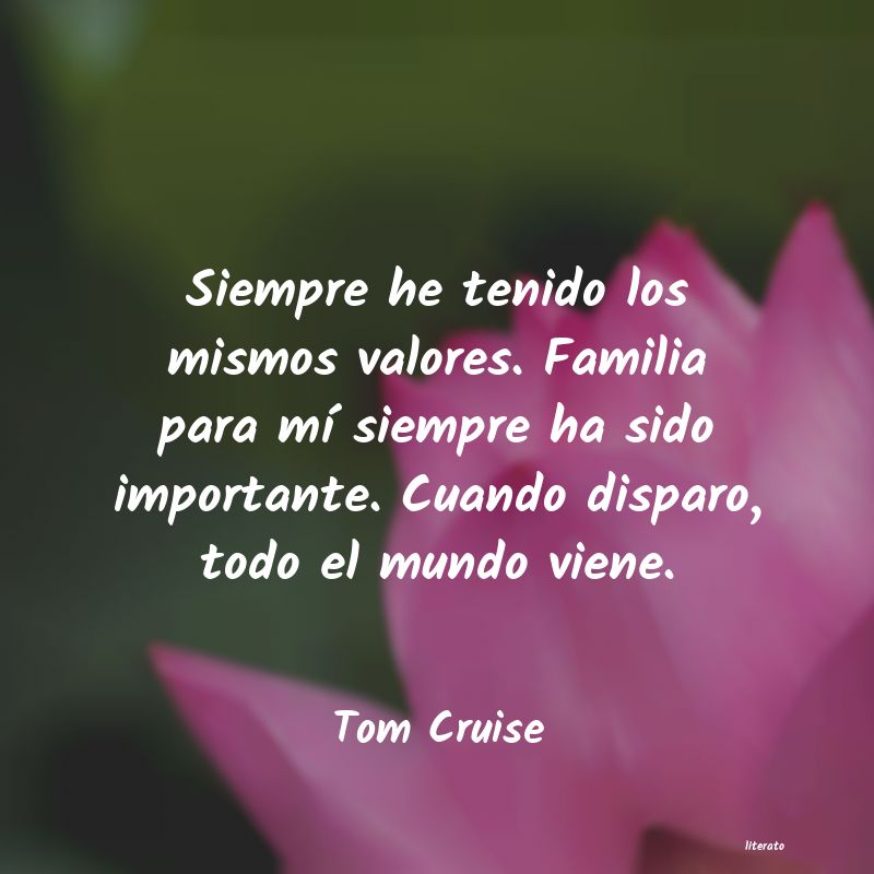 Frases de Tom Cruise