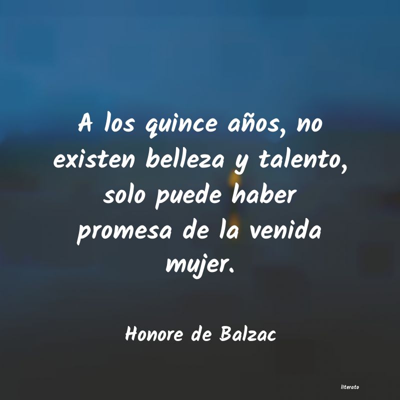 Frases de Honore de Balzac