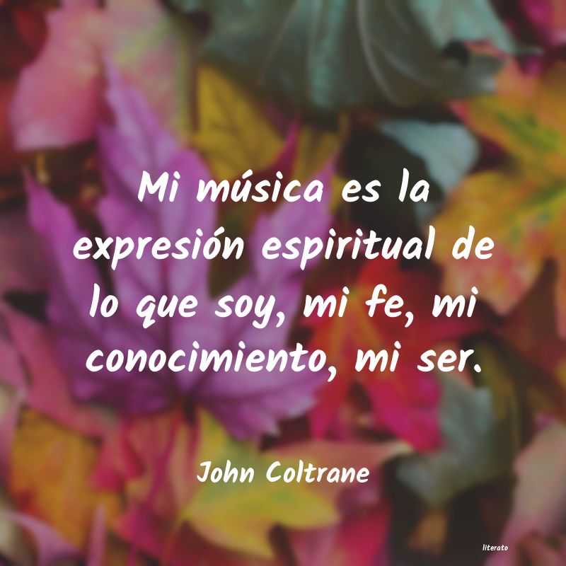 Frases de John Coltrane