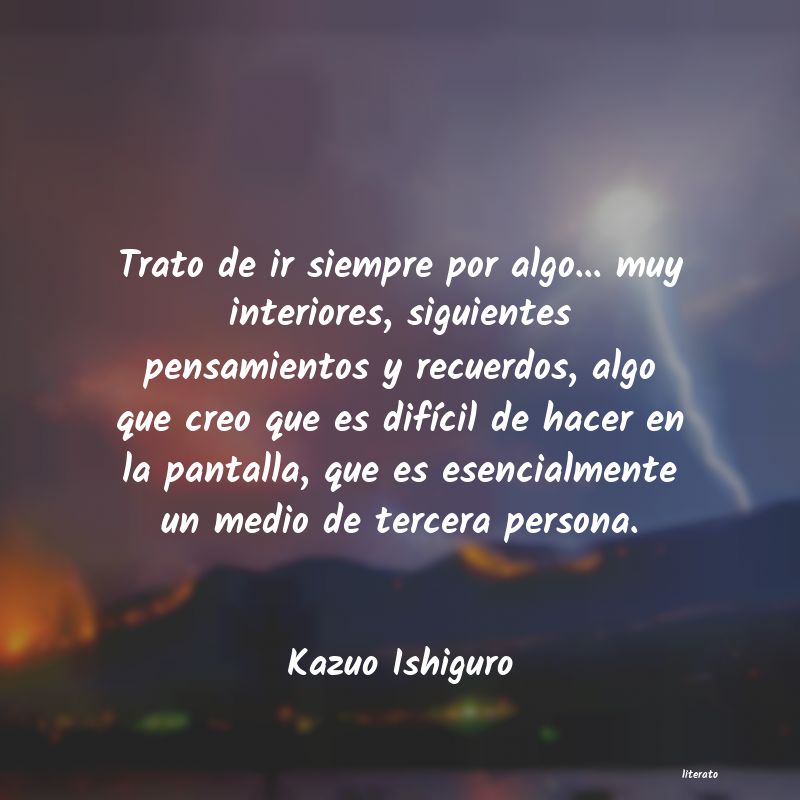 frases de Kazuo Ishiguro