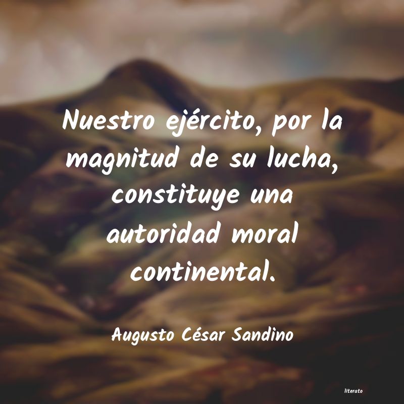 frases de Augusto César Sandino