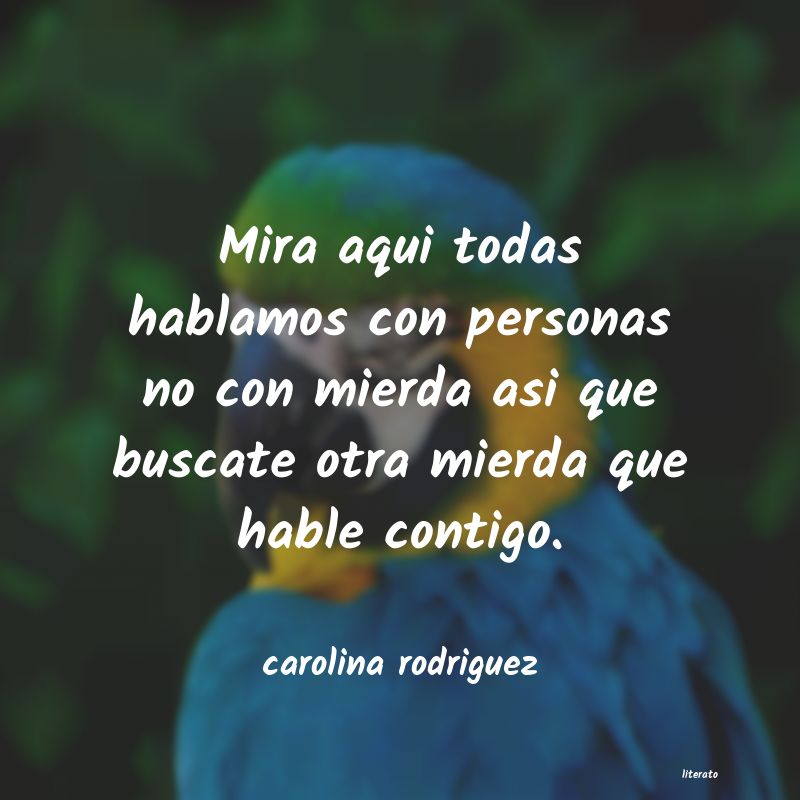 Frases de carolina rodriguez