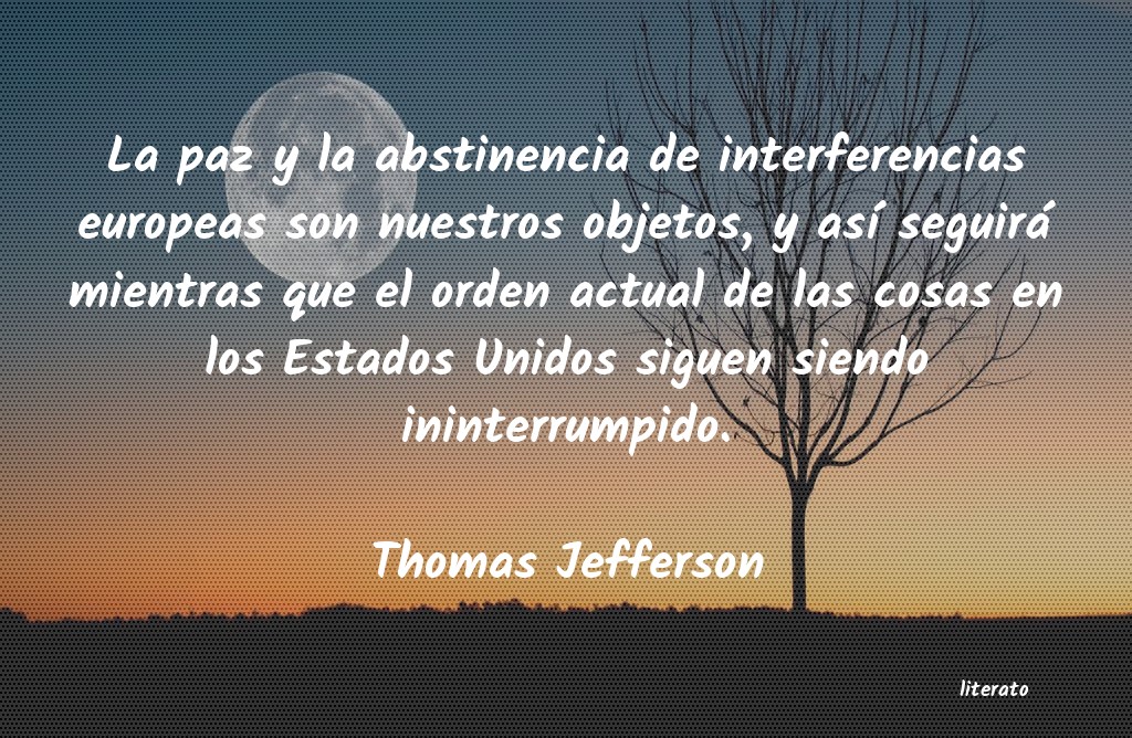 Frases de Thomas Jefferson