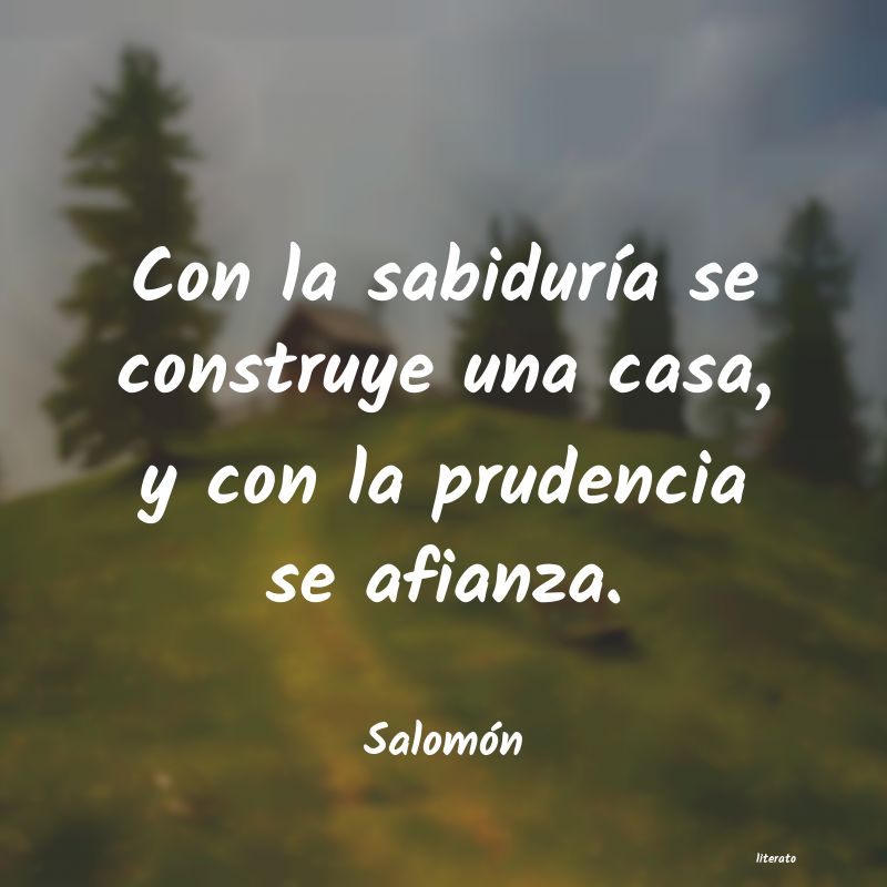 Frases de Salomón