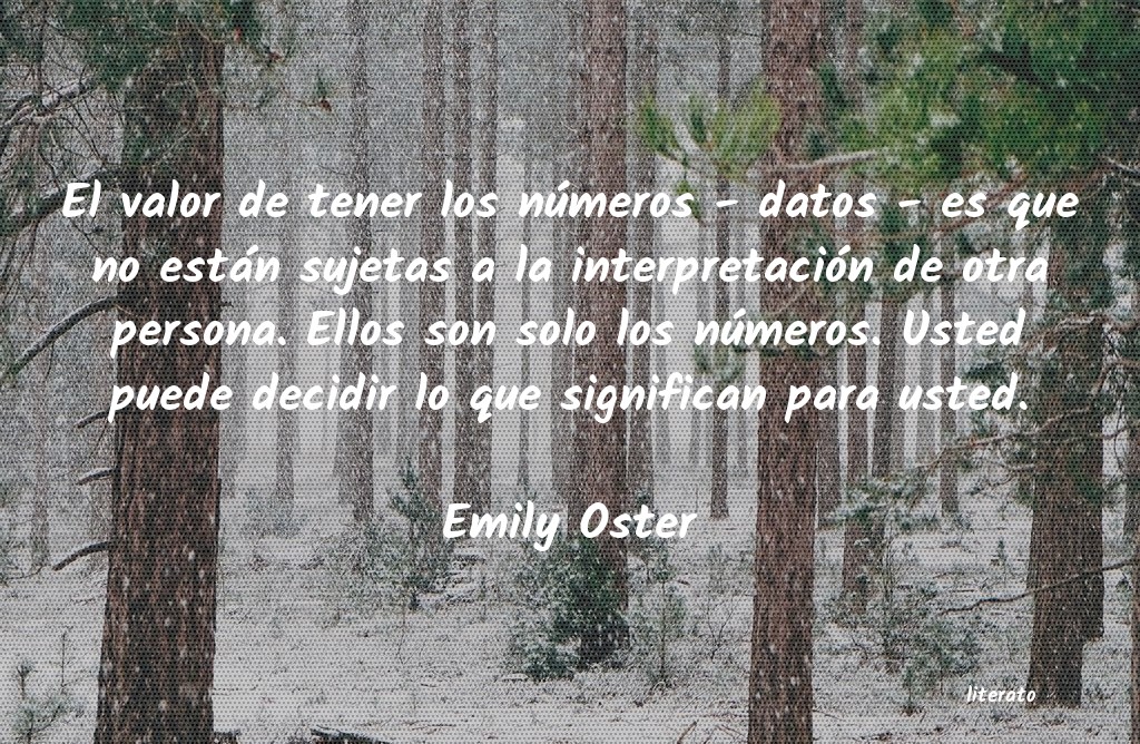 Frases de Emily Oster
