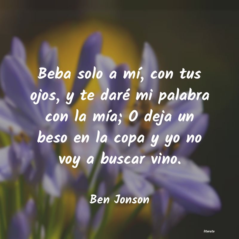 frases de Ben Jonson