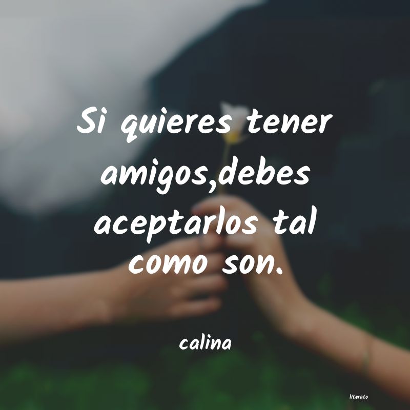 Frases de calina